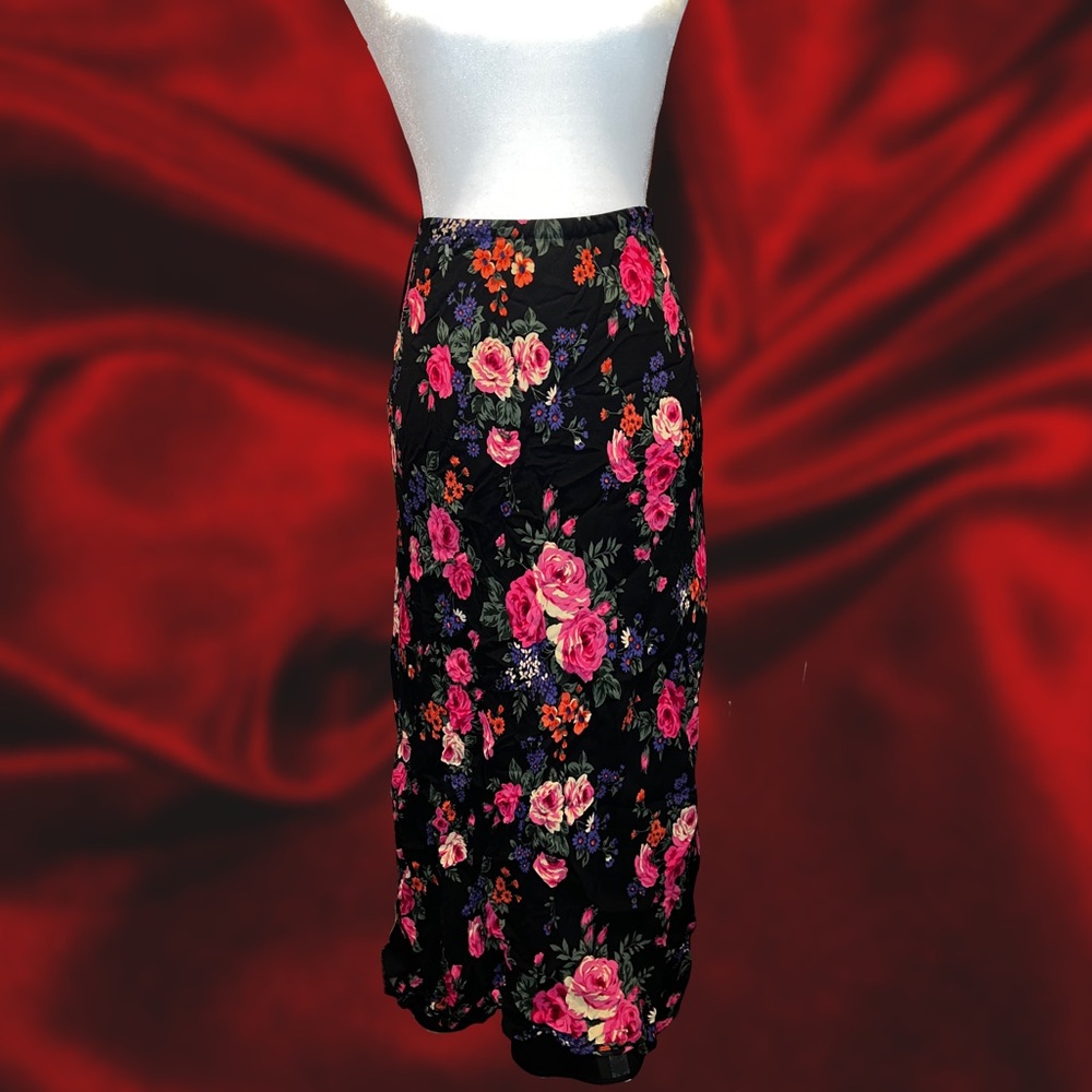 Y2K floral Jones New York maxi skirt